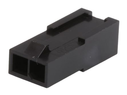 Molex Carcasa De Conector De Crimpado 43640-0201, Serie Micro-Fit, Paso: 3mm, 2 Contactos, 2 Filas, Macho, Montaje De