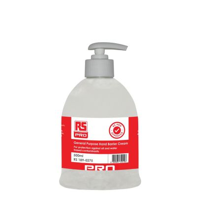 RS PRO Crème Protectrice, Bouteille 500 Ml