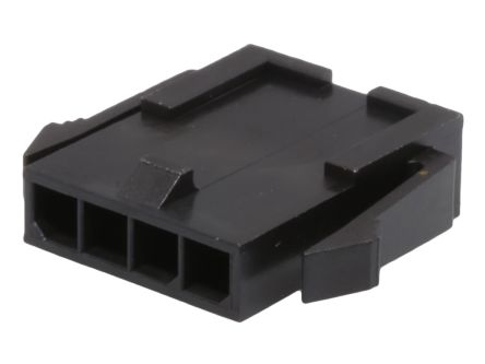 Molex Micro-Fit Crimpsteckverbinder-Gehäuse Stecker 3mm, 4-polig / 1-reihig, Tafelmontage Für 43031 Micro-Fit 3.0
