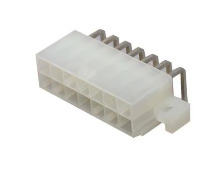 Molex Mini-Fit Jr. Leiterplatten-Stiftleiste Gewinkelt, 14-polig / 2-reihig, Raster 4.2mm, Kabel-Platine,