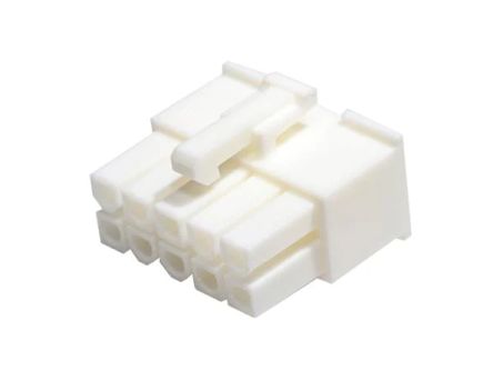 Molex Mini-Fit Crimpsteckverbinder-Gehäuse Buchse 4.2mm, 10-polig / 2-reihig, Kabelmontage Für