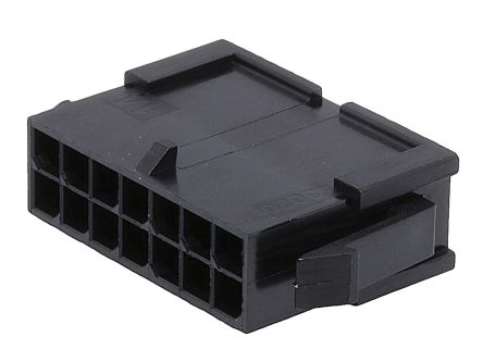 Molex Micro-Fit Crimpsteckverbinder-Gehäuse Stecker 3mm, 14-polig / 2-reihig, Tafelmontage Für 43031 Micro-Fit 3.0