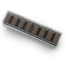 Broadcom 8位LED数码管, 绿光, 通孔安装