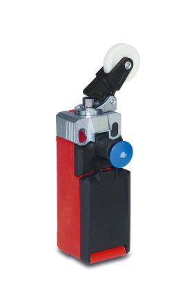 Bernstein AG I81 Series Roller Lever Limit Switch, NC/NO, IP66, IP67, DPST, Thermoplastic Housing, 240V Ac Max, 5A Max