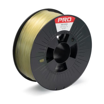 RS PRO Filamento Para Impresora 3D FDM, PVA, 1.75mm, Natural, 1kg
