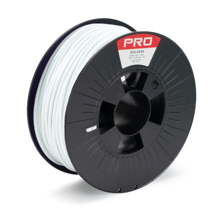 RS PRO Filamento Per Stampante 3D, PET-G, Bianco, Diam. 2.85mm