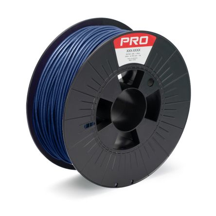 RS PRO Filamento Para Impresora 3D FDM, PLA, 2.85mm, Azul, 1kg