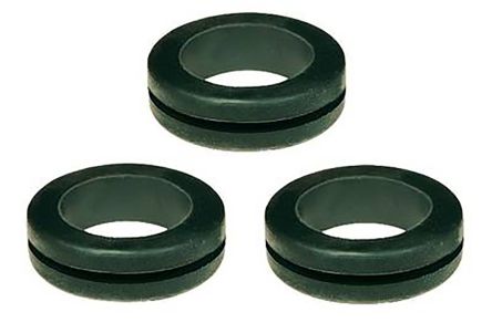 SES Sterling Black Polychloroprene 35mm Cable Grommet For Maximum Of 30mm Cable Dia.