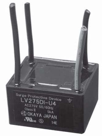 Okaya Electric Industries, LV150DI-Q4, Überspannungsableiter, Oberflächenmontage, 1-phasig 5kA LV