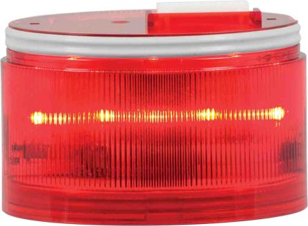 RS PRO Red Multiple Effect Flashing Light Element, 24 V Ac/dc, 240 V Ac, LED Bulb, AC, DC, IP66
