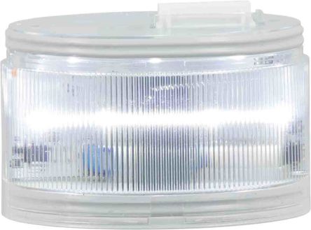 RS PRO Clear Multiple Effect Flashing Light Element, 24 V Ac/dc, 240 V Ac, LED Bulb, AC, DC, IP66