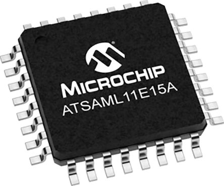 Microchip Microcontrolador ATSAML11E15A-AFKPH, Núcleo ARM Cortex M23 De 32bit, RAM 8 KB, 32kHz, TQFP De 32 Pines