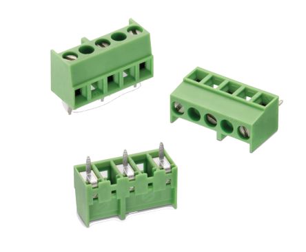 Wurth Elektronik 2432 Series PCB Terminal Block, 3-Contact, 7mm Pitch, PCB Mount, 1-Row, Solder Termination