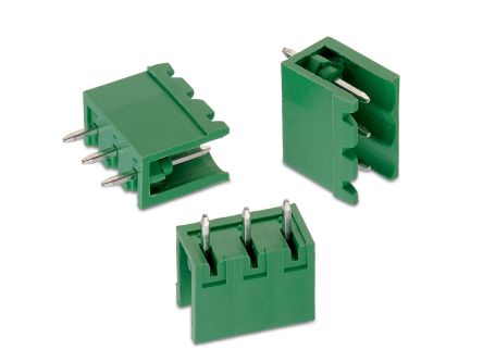 Wurth Elektronik Conector Macho Para PCB Ángulo Recto Serie WR-TBL De 18 Vías, 1 Fila, Paso 5.08mm, Para Soldar,