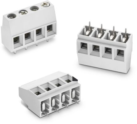 Wurth Elektronik Würth Elektronik 2566 Printklemme Horizontal, Für Durchsteckmontage, 6-polig / 1-reihig, Raster 10.16mm