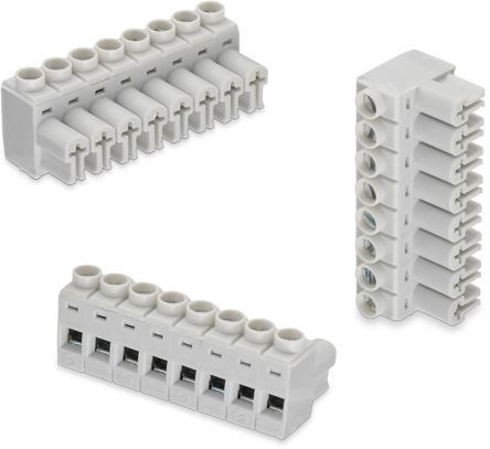 Wurth Elektronik 385 Steckbarer Klemmenblock Steckverbinder 18-Kontakte 5mm-Raster