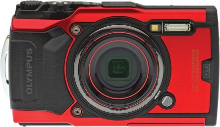 Olympus TG6 Kompakt Digitalkamera 3Zoll LCD 12MP 4X Optischer Zoom Rot WLAN