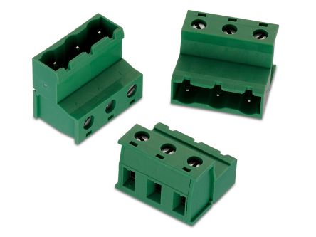 Wurth Elektronik 3484 Steckbarer Klemmenblock Invertierter Stecker 8-Kontakte 7.62mm-Raster Vertikal