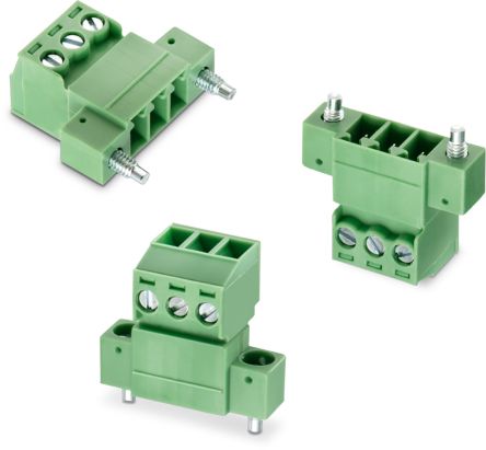 Wurth Elektronik 3493 Steckbarer Klemmenblock Invertierter Stecker 7-Kontakte 3.81mm-Raster Vertikal