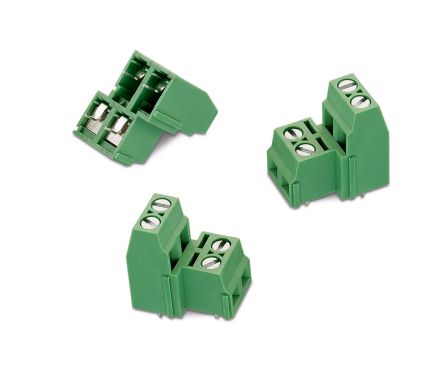 Wurth Elektronik Borne Para PCB De 6 Vías, Paso 5mm, 10A, De Color Verde, Montaje Montaje En Orificio Pasante,