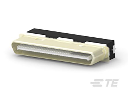 TE Connectivity IDC-Steckverbinder Stecker, 68-polig / 2-reihig, Raster 0.8mm
