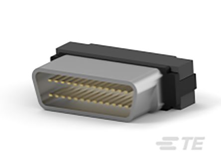 TE Connectivity Conector D-sub, Serie Amplimite 0.50, Paso 1.27mm, Montaje De Cable, Macho, Terminación IDC, 1A