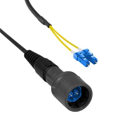 Bulgin Câble Fibre Optique 10m Avec Connecteur / LC, Mono-mode