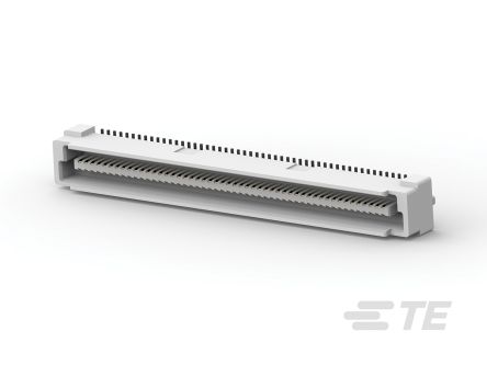 TE Connectivity Leiterplatten-Stiftleiste Gerade, 100-polig / 2-reihig, Raster 0.8mm, Platine-Platine,
