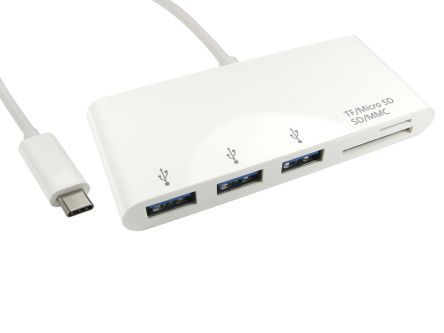 RS PRO, USB 3.0 USB-Hub, 3 USB Ports, USB C, USB