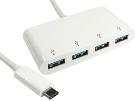 RS PRO, USB 3.1 USB-Hub, 4 USB Ports, USB C, USB