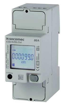Socomec Countis E11 Energiemessgerät LCD Mit Hintergrundbeleuchtung / 1-phasig