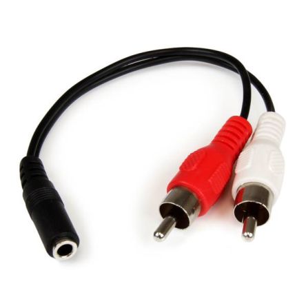 MUFMRCA | Startech 152.4mm 3 Pin Female 3.5 mm Mini Jack to MUYHSMFFADW | Startech 152.4mm 3 Pin Male 3.5 mm Mini Jack