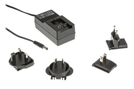 MEAN WELL 20W Plug-In AC/DC Adapter 5V Dc Output, 4A Output