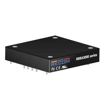 Recom RBBA3000 DC/DC-Wandler 48 V Dc IN, 0 → 60V Dc OUT / 50A