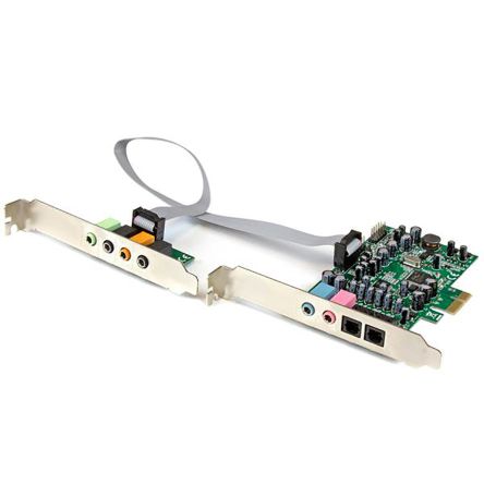 StarTech.com Scheda Audio PCI Startech, 7.1 Canali, Mini Jack Da 3,5 Mm