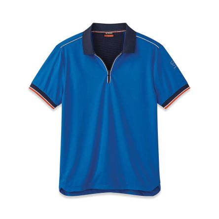 Parade OLLEY Kurzarm Polohemd, Polyester Blau, Größe XL