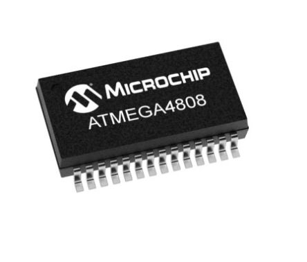 Microchip Mikrocontroller ATmega808 AVR 8bit SMD 48 KB SSOP 28-Pin 20MHz 6 KB RAM