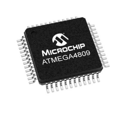 Microchip Microcontrôleur, 8bit, 6 Ko RAM, 48 Ko, 20MHz, TQFP 48, Série ATmega