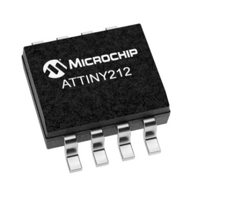 Microchip ATTINY212-SSN, 8bit AVR Microcontroller, ATtiny212, 20MHz, 2 KB Flash, 8-Pin SOIC