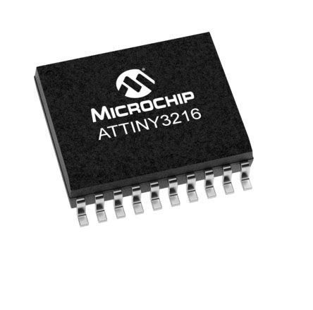 Microchip Mikrocontroller ATtiny3216 AVR 8bit SMD 32 KB SOIC 20-Pin 20MHz 2 KB RAM