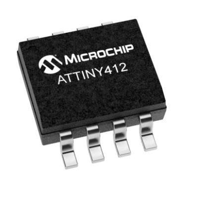 Microchip Mikrocontroller ATtiny412 AVR 8bit SMD 4 KB SOIC 8-Pin 20MHz 256 B RAM