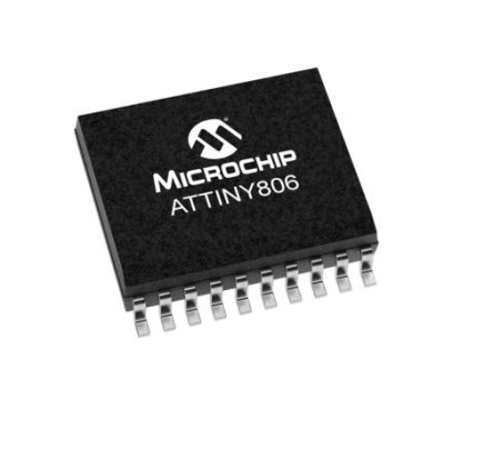 Microchip Mikrocontroller ATtiny806 AVR 8bit SMD 8 KB SOIC 14-Pin 20MHz 512 B RAM
