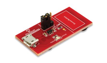 Microchip AC160219 AT42QT1010 Evaluation Kit Entwicklungskit
