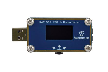 Microchip LED-Treiberevaluierungskit, PAC1934 USB A PowerMeter