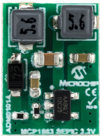 Microchip Entwicklungsbausatz Spannungsregler, MCP1663 3.3V 300mA SEPIC DDPAK Mini-Module SEPIC-Konverter