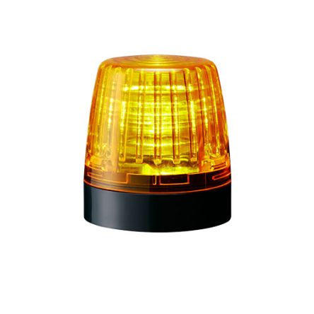 Patlite NE-A, LED Dauer LED-Signalleuchte Orange, 24 V Dc, Ø 56mm X 62mm