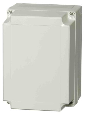 Fibox Grey Polycarbonate Enclosure, IP66, IP67, IK08, Grey Lid, 180 X 130 X 150mm