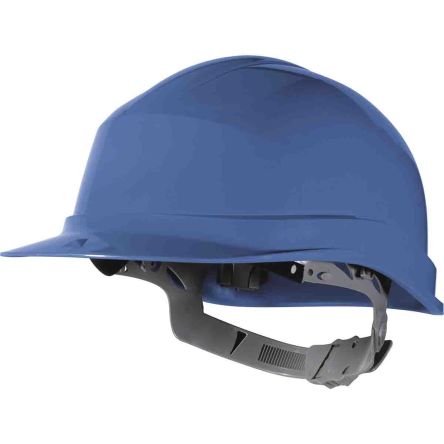 Delta Plus Casco Di Sicurezza In HDPE, Con Sottogola, Col. Blu