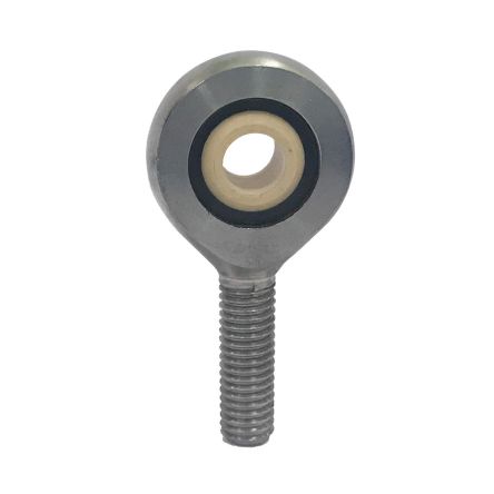 Igus M6 X 1 Male Stainless Steel Rod End, 6mm Bore, 46mm Long, Metric Thread Standard, Male Connection Gender