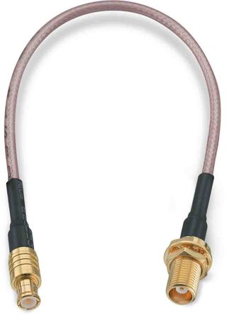 Wurth Elektronik Câble Coaxial, RG178, MCX, / MCX, 152.4mm